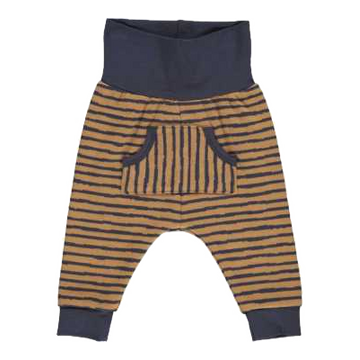 Pantaloni moi cu dungi bleumarin, pentru bebeluși