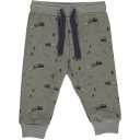 Pantaloni de trening verzi cu imprimeu trenuri pentru bebeluși