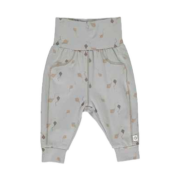 Pantaloni verzi cu imprimeu zmeie pentru bebeluși