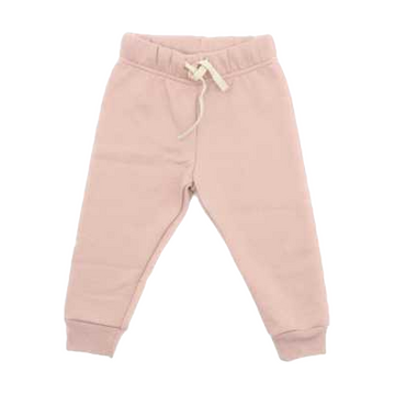 Pantaloni de trening roz, groși, pentru bebeluși