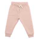 Pantaloni de trening roz, groși, pentru bebeluși