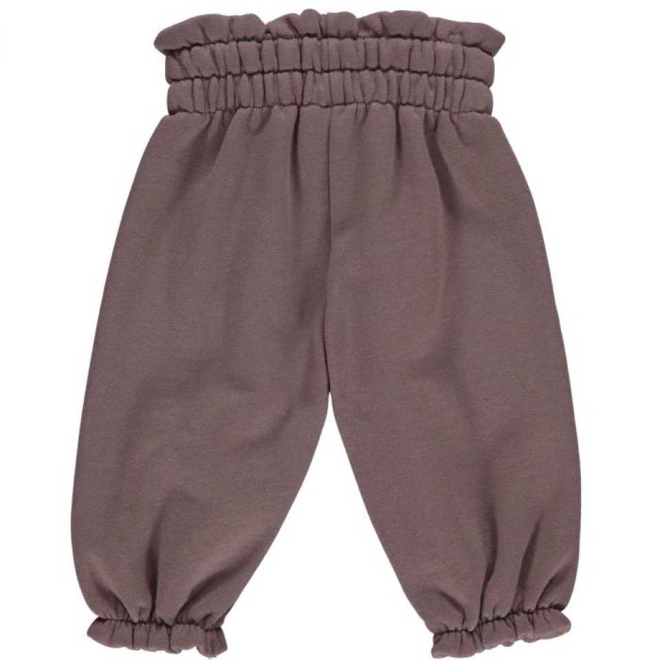 Pantaloni de trening mov, groși, pentru bebeluși