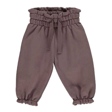 Pantaloni de trening mov, groși, pentru bebeluși