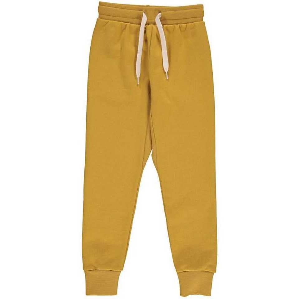 Pantaloni de trening galbeni, slim fit, pentru copii