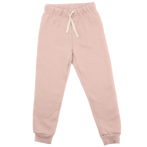 Pantaloni de trening roz, groși, pentru copii