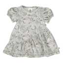 Rochie Peony cu mânecă scurtă din bumbac organic