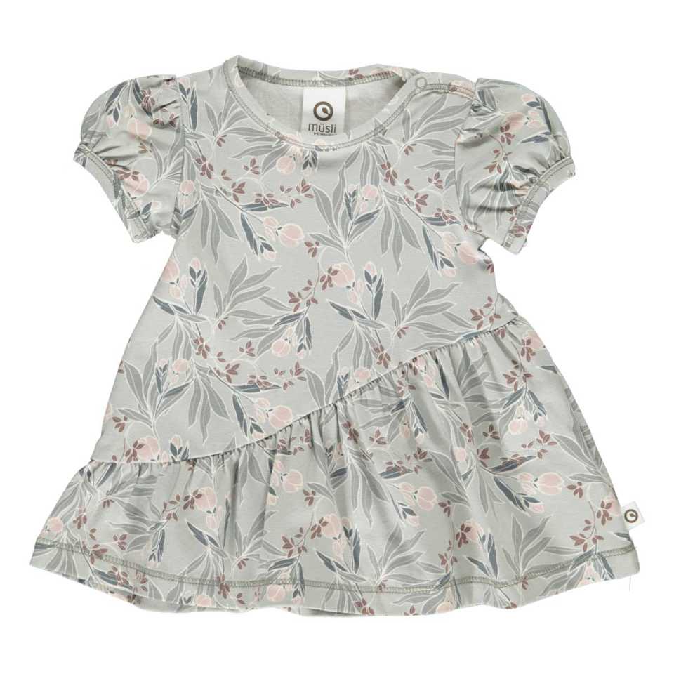 Rochie Peony cu mânecă scurtă din bumbac organic