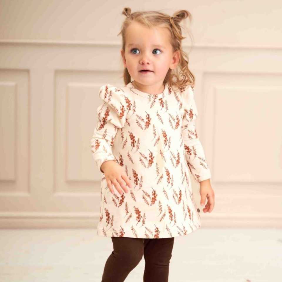 Rochie Lupin cu mânecă lunga din bumbac organic