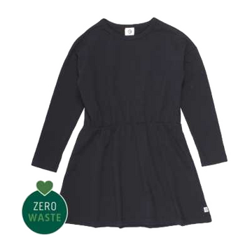 Rochie Cozy me neagră cu mânecă lunga pentru fetițe