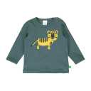 Bluză bleumarin cu imprimeu tigru pentru bebeluși