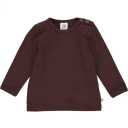 Bluziță confortabilă maro închis pentru bebeluși