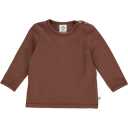 Bluziță confortabilă maro ghindă pentru bebeluși