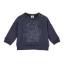 Bluză groasă albastră Savana pentru bebeluși