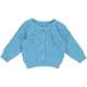Cardigan tricotat, bleu pentru bebeluși