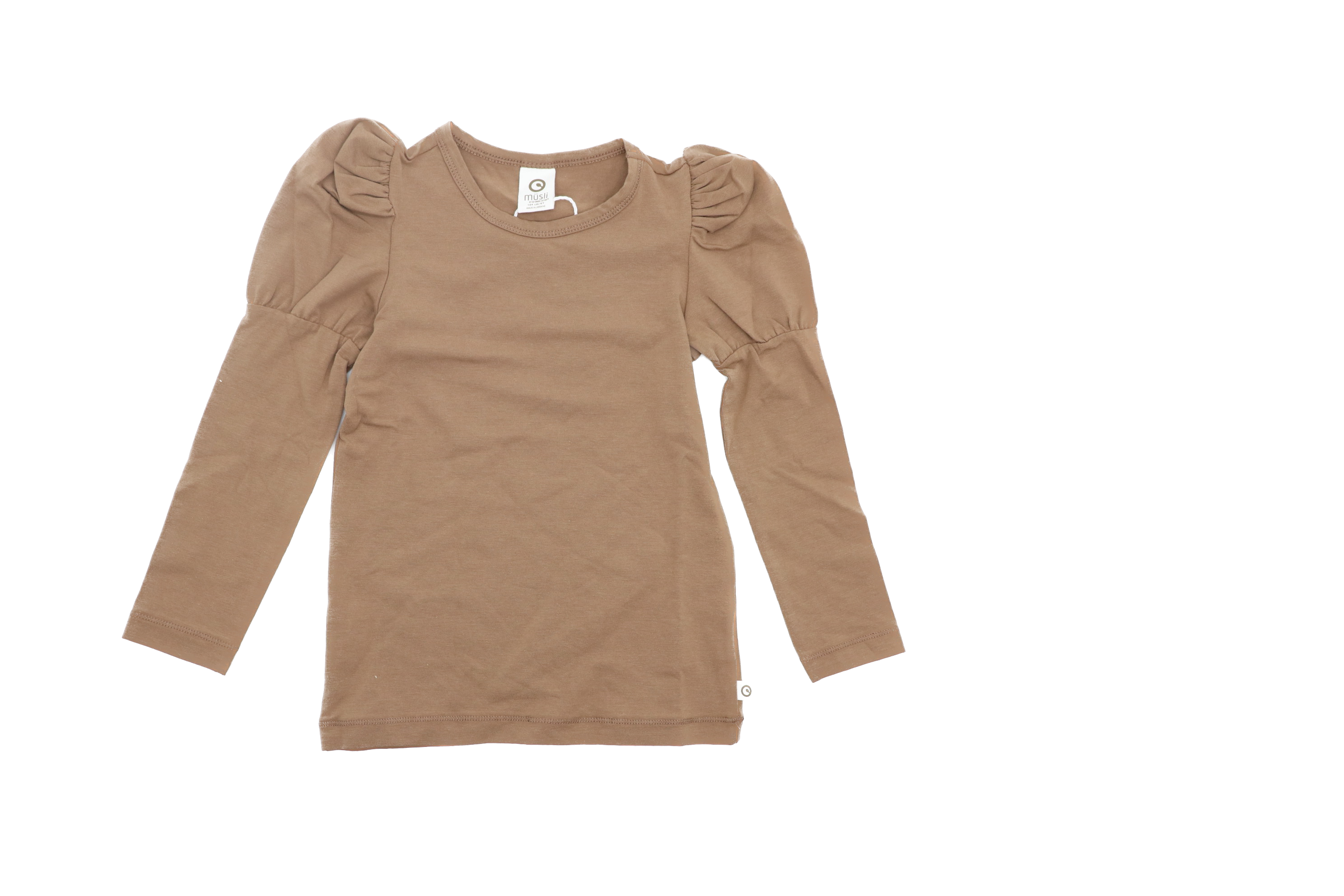 Bluză Cozy Me cu mâneci bufante coca mocha