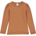 Bluză amber cu mâneci bufante pentru fete