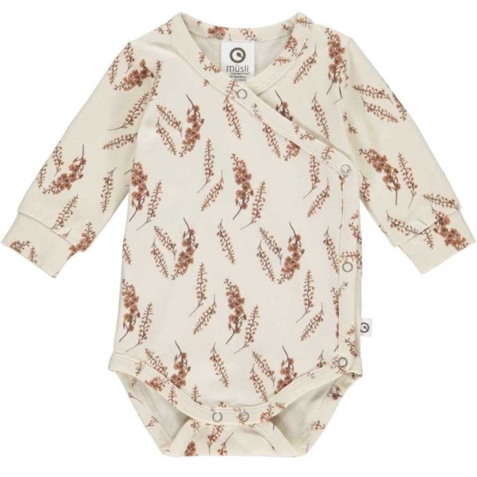 Body crem cu imprimeu, tip kimono