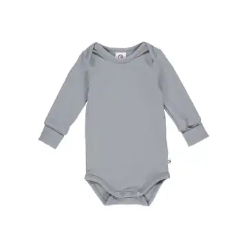 Body Cozy me gri pentru bebeluși