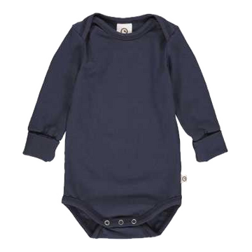 Body Cozy me albastru închis pentru bebeluși