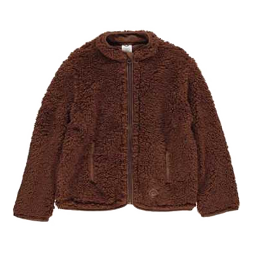 Jachetă maro din fleece