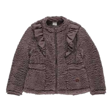 Jachetă mov din fleece