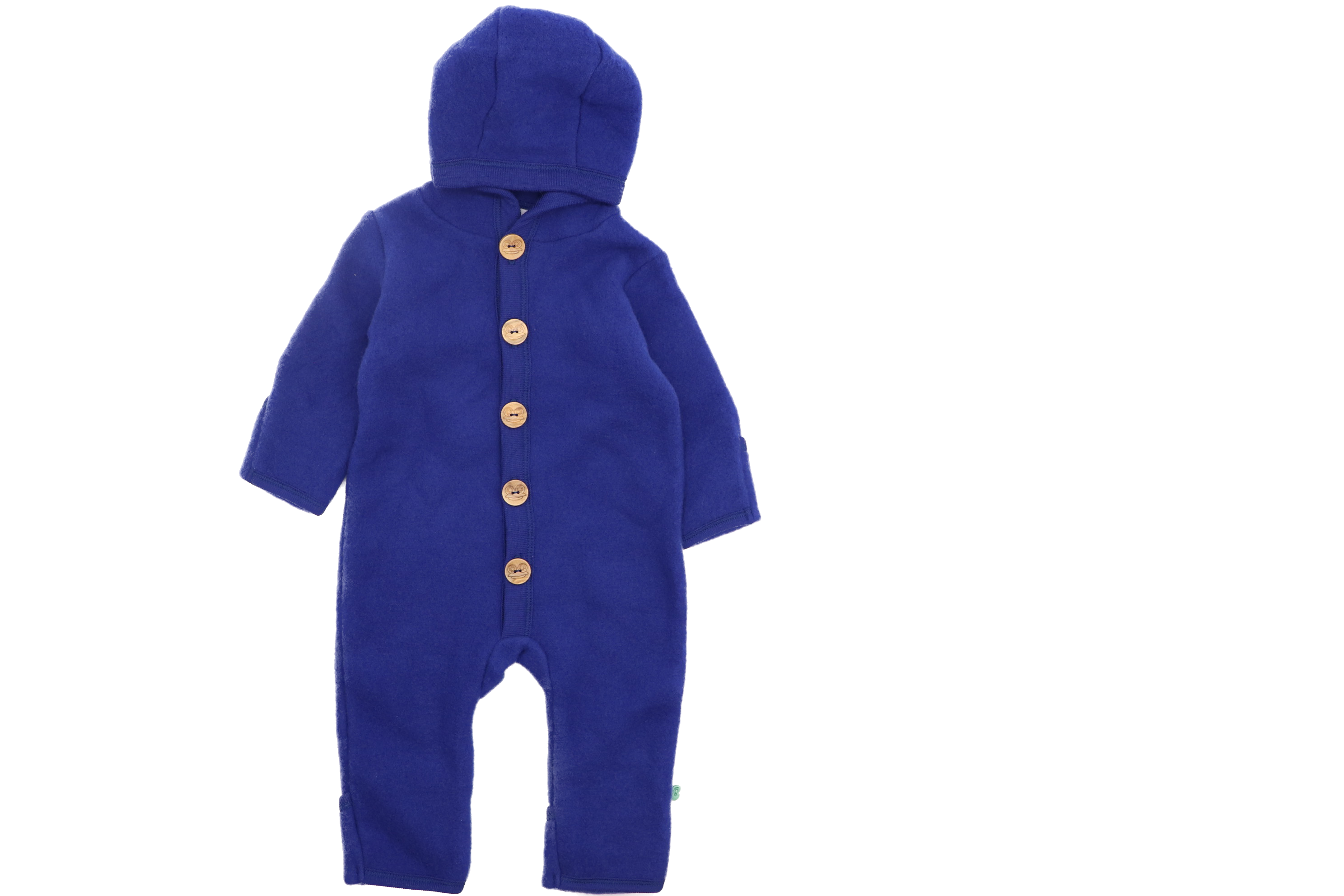 Salopetă albastru intens din lână fleece