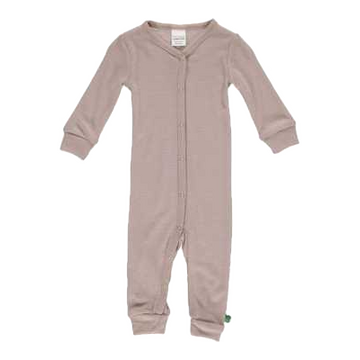 Salopetă roz din lână merinos