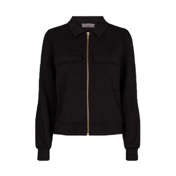 Jachetă neagră, subțire, de damă