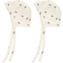 Set două căciulițe cu imprimeu tractor pentru bebeluși