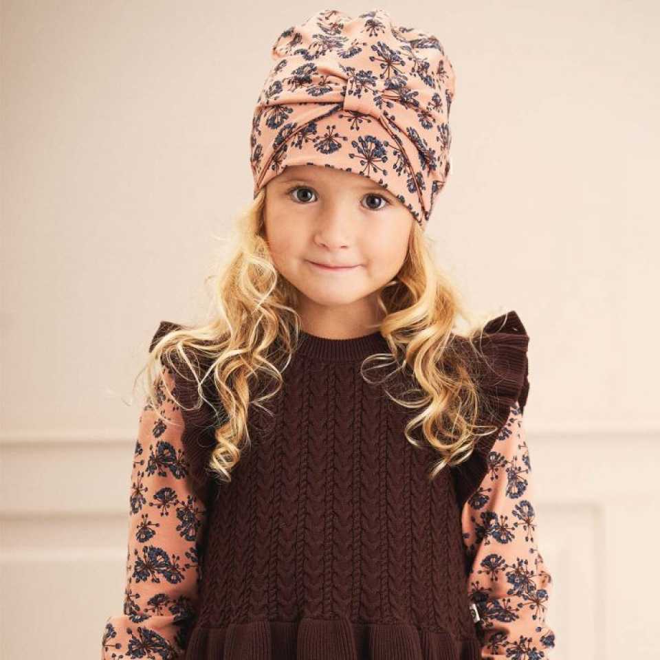 Căciulă adorabilă cu fundă pentru copii