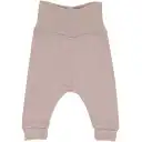 Pantaloni roz din lână merinos