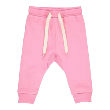 Pantaloni de trening roz intens pentru bebeluși