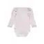 Body lila cu mâneci lungi bufante