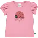 Tricou roz cu imprimeu gărgăriță pentru bebeluși