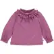 Bluză violet cu volănașe pentru fete