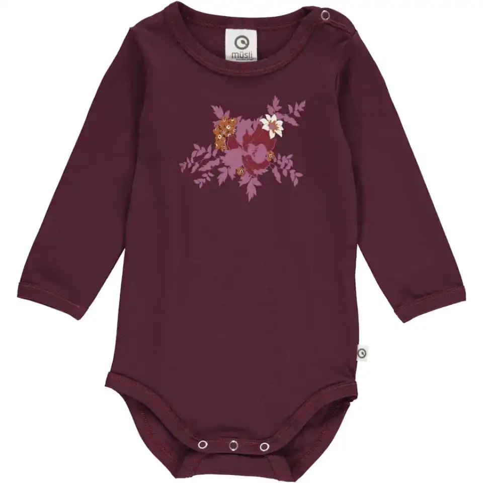 Body Bloomy cu imprimeu floral în față