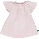 Rochie vaporoasă, roz, din poplin