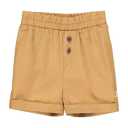 Pantaloni scurți bej din poplin pentru băieți