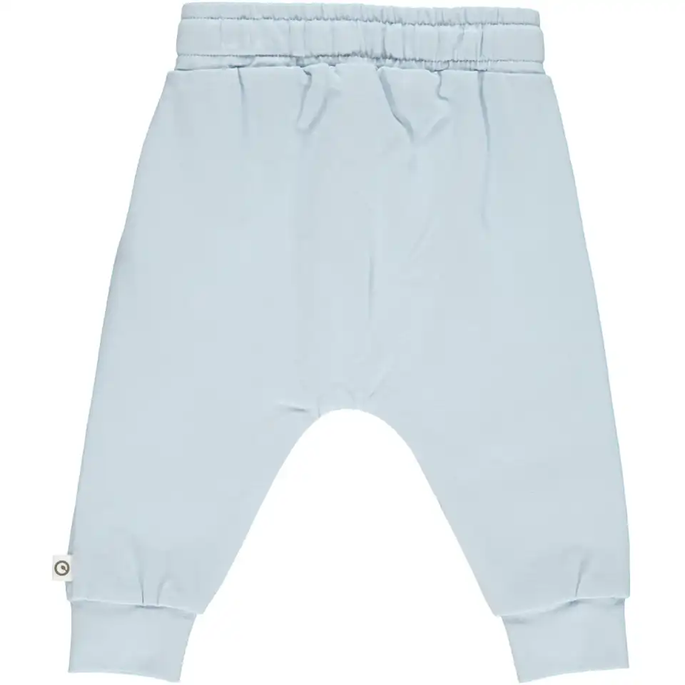 Pantaloni bleu cu buzunare aparente
