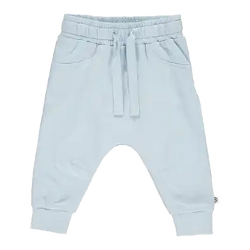 Pantaloni bleu cu buzunare aparente