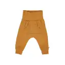 Pantaloni bej cu buzunar pentru bebeluși