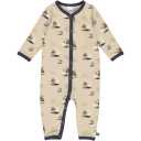 Salopetă lungă bej cu imprimeu elicopter