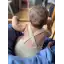 Salopetă scurtă, tricotată de vară