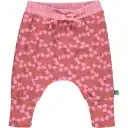 Pantaloni largi cu imprimeu cireșe