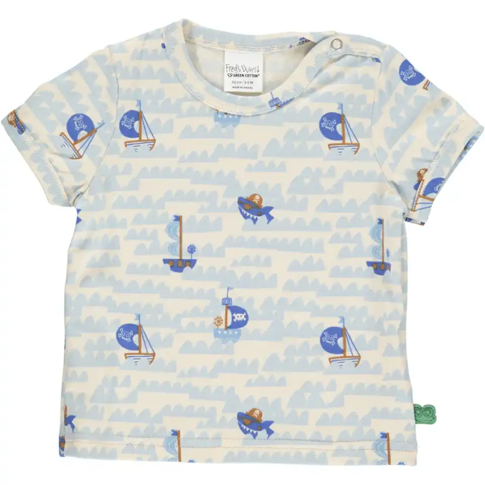 Tricou cu imprimeu pirați pentru bebeluși