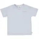 Tricou bleu cu buzunar