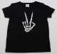 Tricou cu mânecă scurtă și print „Skeleton Peace”