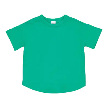 Tricou larg verde