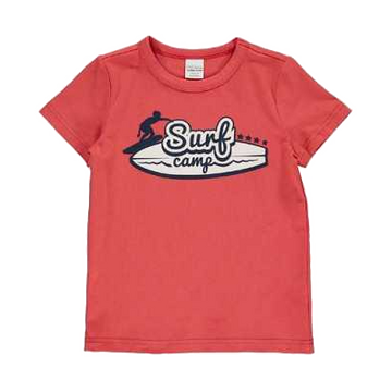Tricou roșu Surf Camp