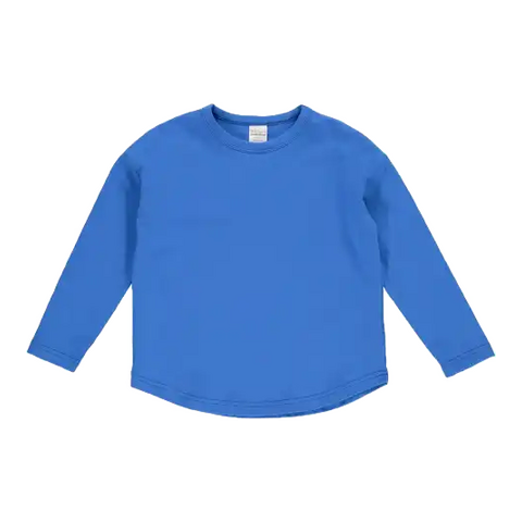 Bluză oversize albastră pentru copii